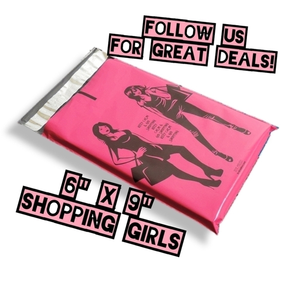 Other - 200 Poly Mailers 6x9 Shopping Girls